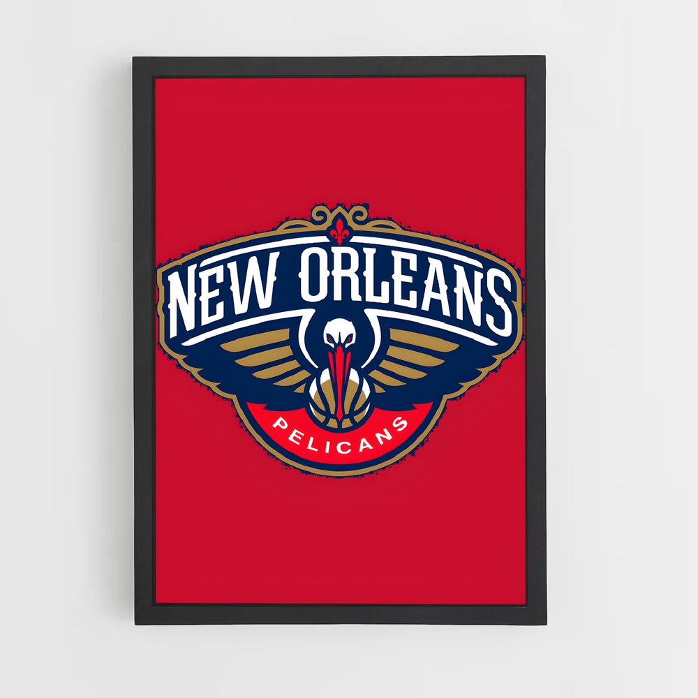 Poster Pelican Pride – affiche Basketball (vue 2)